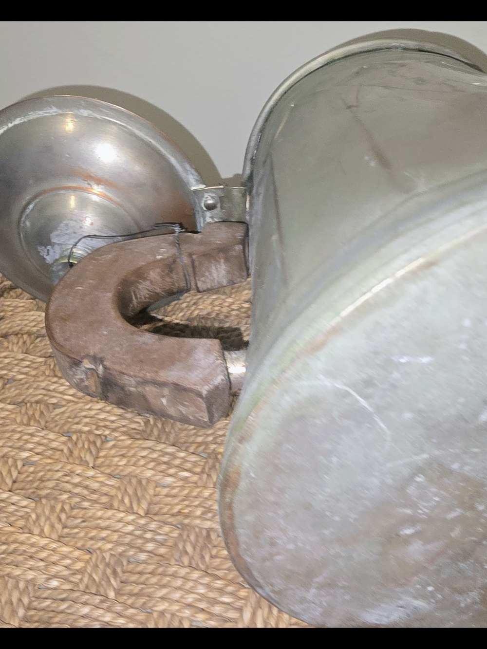 Vintage Metal Coffee Pot - Gray Metal Finish - Picture 7 of 7